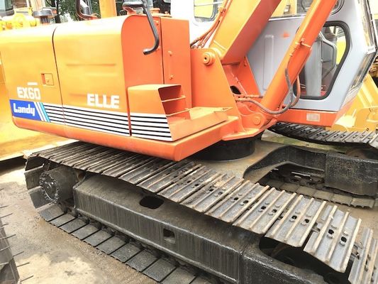 Chiny 6000 kg 0,3CBM Prędkość 5 km / h EX60-1 Używane koparki Hitachi dostawca