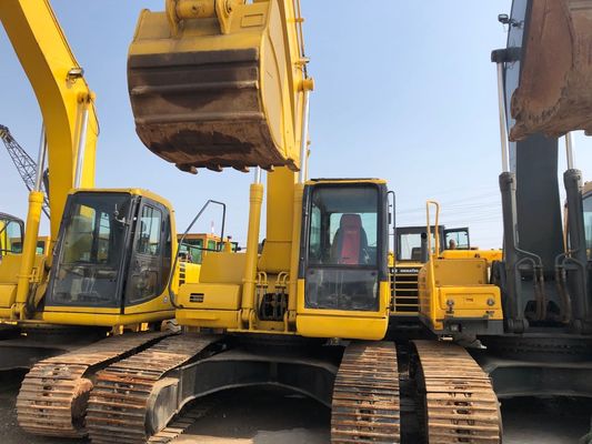 5,5 km / h Prędkość 107KW PC220-7 Maszyna gąsienicowa Używana koparka Komatsu dostawca