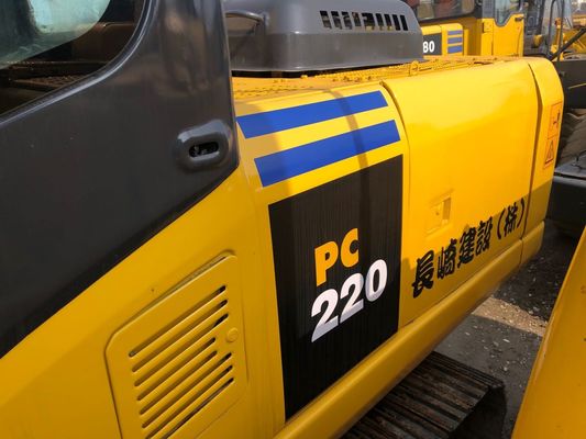 5,5 km / h Prędkość 107KW PC220-7 Maszyna gąsienicowa Używana koparka Komatsu dostawca