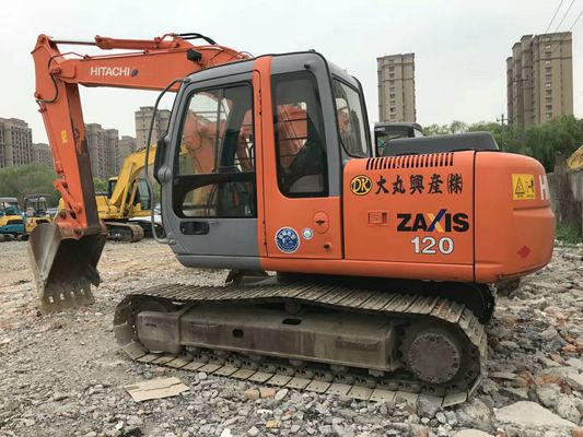 Rozmiar buta 600mm 2013 rok 12 ton ZX120 Używana koparka Hitachi dostawca