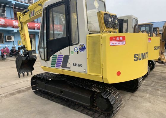 4 cylindry 2003 Rok 4200h SH60 Waga 6t Używana koparka Sumitomo dostawca