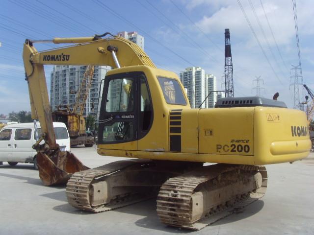Łyżka 20 Ton 0.8cbm PC200-6 Long Reach Używana koparka Komatsu 0