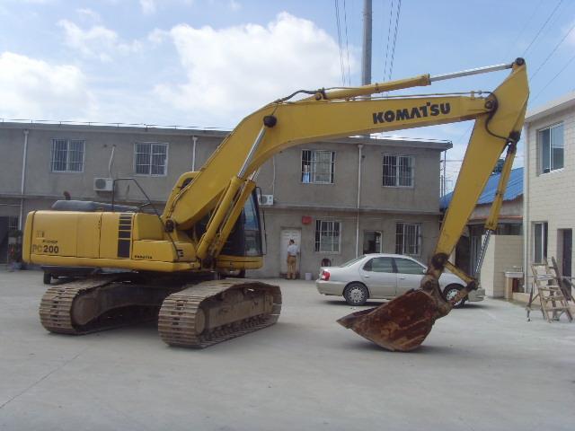 Łyżka 20 Ton 0.8cbm PC200-6 Long Reach Używana koparka Komatsu 1