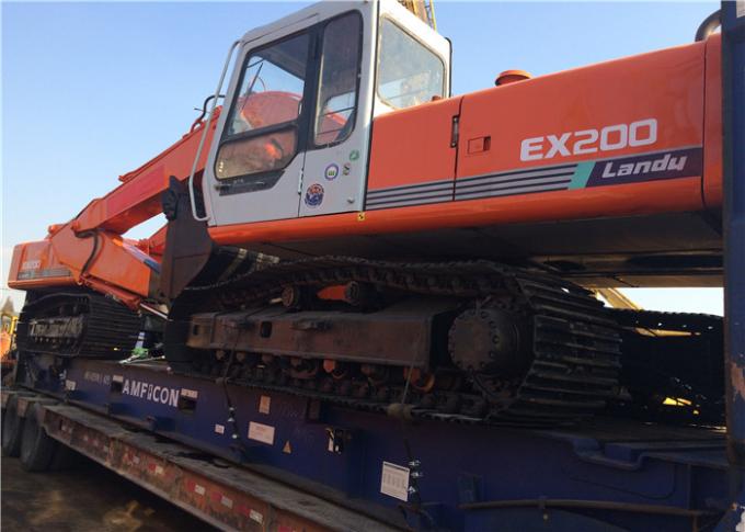 92% Uc 6 cylindrów JAPONIA EX200-1 Hitachi Used Excavators 0