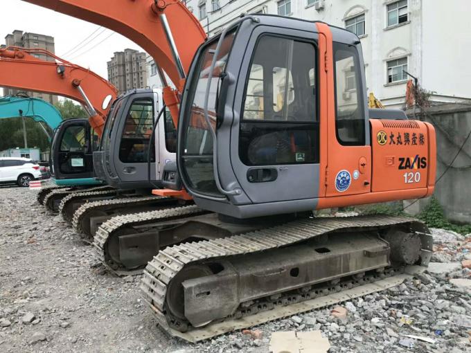 Rozmiar buta 600mm 2013 rok 12 ton ZX120 Używana koparka Hitachi 1
