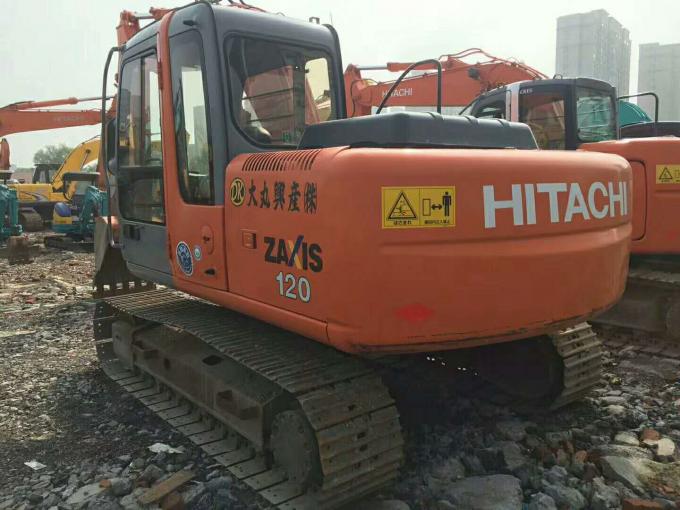 Rozmiar buta 600mm 2013 rok 12 ton ZX120 Używana koparka Hitachi 2