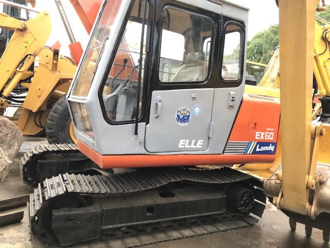 6000 kg 0,3CBM Prędkość 5 km / h EX60-1 Używane koparki Hitachi 0