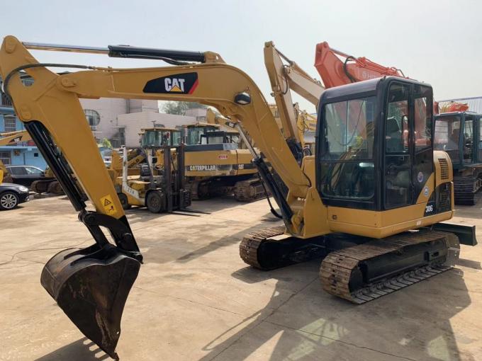 Łyżka 0,3m3 5800kg Caterpillar 306D Używana koparka gąsienicowa 1